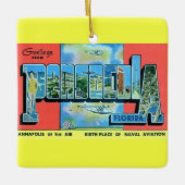 Pensacola Florida  Keramisch Ornament (Voorkant)