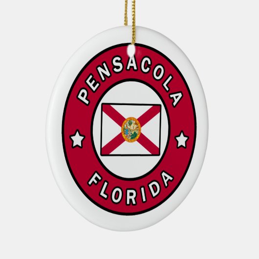 Pensacola Florida Keramisch Ornament (Rechts)