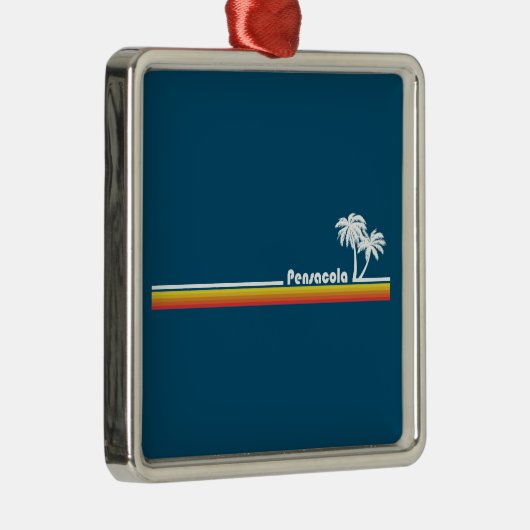 Pensacola, Florida Metalen Ornament (Rechts)