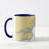 Pensacola Florida Nautical harbor-Mok Koffiekoffie Mok (Links)