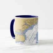 Pensacola Florida Nautical harbor-Mok Koffiekoffie Mok (Voorkant links)