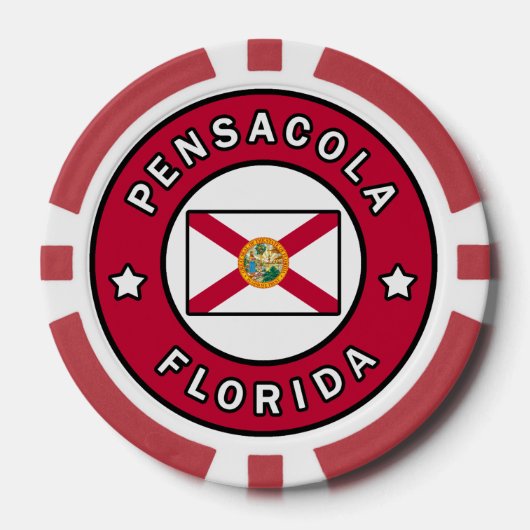 Pensacola Florida Poker Chips (Voorkant)