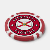 Pensacola Florida Poker Chips (Enkel)