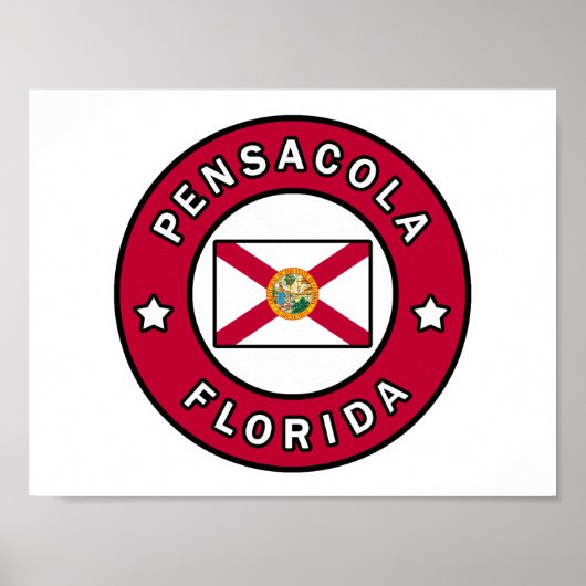 Pensacola Florida Poster (Voorkant)