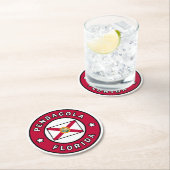 Pensacola Florida Ronde Kartonnen Onderzetter (Insitu)