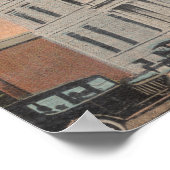 Pensacola, Florida - Uitzicht buiten de Posterijen Poster (Hoek)