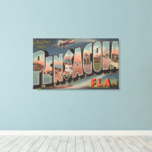 Pensacola, Florida (vliegtuigen) Canvas Afdruk (Insitu (Houten vloer))