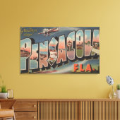Pensacola, Florida (vliegtuigen) Canvas Afdruk (Insitu (Woonkamer))