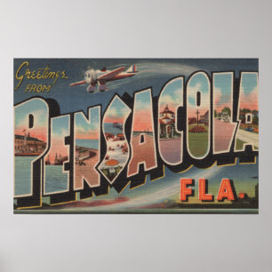 Pensacola, Florida (vliegtuigen) Poster