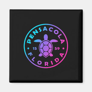  Pensacola Florida Zee Schildpad Tie Dye Beach Magneet