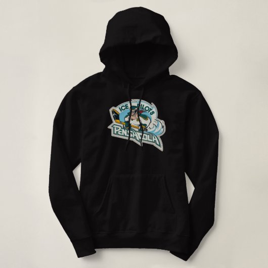 Pensacola Ice Pilots Retro Defunct Ice Hockey Esse Hoodie (Design voorkant)