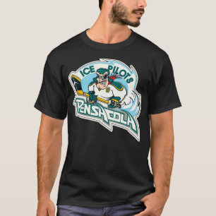 Pensacola Ice Pilots Retro Defunct Ice Hockey Esse T-shirt