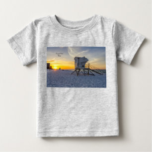 Pensacola Lifeguard Station Sunrise Baby T-shirt