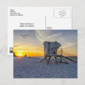 Pensacola Lifeguard Station Sunrise Briefkaart (Voorkant / Achterkant)