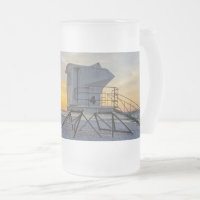 Pensacola Lifeguard Station Sunrise Frosted Mok