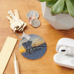 Pensacola Lifeguard Station Sunrise Sleutelhanger