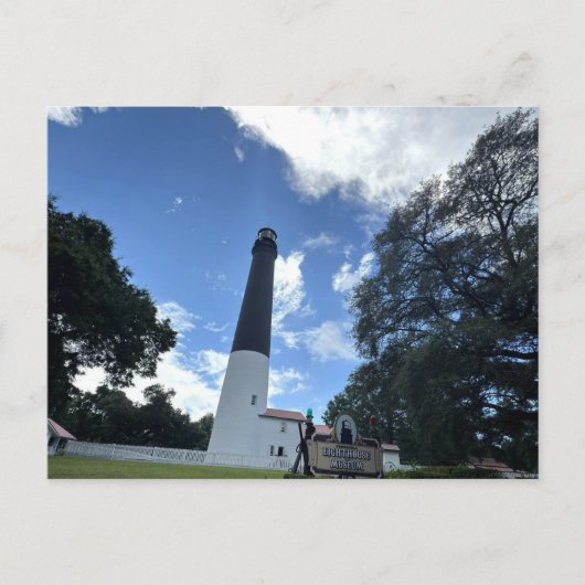 Pensacola Lighthouse en Museum Florida  Briefkaart (Voorkant)