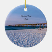 Pensacola Morning Lifeguard Stand en Pier Keramisch Ornament (Achterkant)