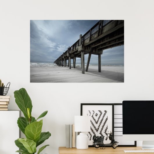 Pensacola Pier Poster (Thuiskantoor)