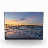 Pensacola Pier Shoreline Sunrise fotoblok (Voorkant)