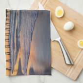 Pensacola Pier Shoreline Sunrise Keukenhanddoek (Quarter Fold)
