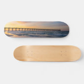 Pensacola Pier Shoreline Sunrise Skateboard (Horizontaal)