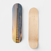 Pensacola Pier Shoreline Sunrise Skateboard (Voorkant)