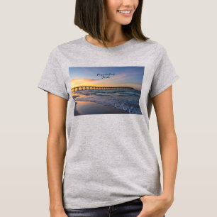 Pensacola Pier Shoreline Sunrise T-shirt