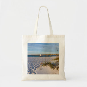 Pensacola Sand Dunes Pier Morning Canvas tas