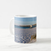 Pensacola Sand Dunes Pier Morning Coffee Mok (Voorkant links)