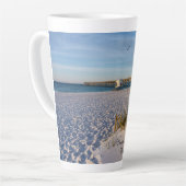 Pensacola Sand Dunes Pier Morning Latte Mok (Linkerhoek)
