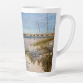 Pensacola Sand Dunes Pier Morning Latte Mok (Rechts)