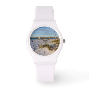 Pensacola Sand Dunes Pier Morning Watch Horloge