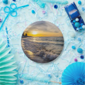 Pensacola Splashing Waves Sunrise Papier Borden Papieren Bordje (Feest)