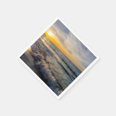 Pensacola Splashing Waves Sunrise Papier servet (Hoek)