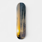 Pensacola Splashing Waves Sunrise Skateboard (Voorkant)