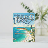 Pensacola USA Briefkaart (Staand voorkant)