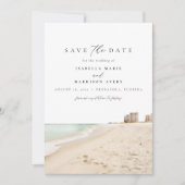 PENSACOLA Waterverf Beach Save the Date Kaart (Voorkant)