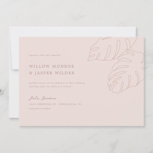 Pensacola Wedding Kaart (Voorkant)