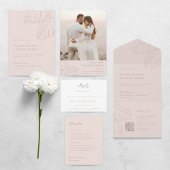 Pensacola Wedding RSVP Kaart