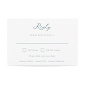 Pensacola Wedding RSVP Kaart
