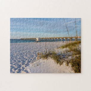 Pensacola Zandduinen Pier Ochtend Jigsaw Puzzel