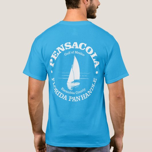 Pensacola (zeilboot) t-shirt (Achterkant)