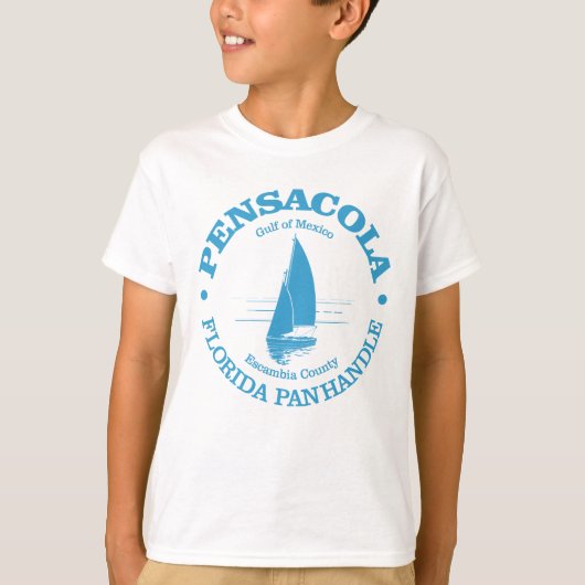 Pensacola (zeilboot) t-shirt (Voorkant)