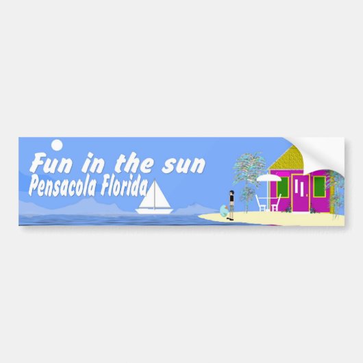 Pensacolabywebbie Bumpersticker (Voorkant)