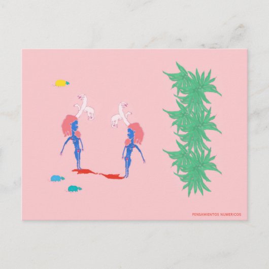 Pensamientos Numericos Briefkaart (Voorkant)
