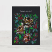 Pensando em Você Floral Sympathy Portuguese  Kaart (Voorkant)