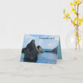 Pensando en ti, Horseshoe Bay, Bermuda Kaart (Gele Bloem)