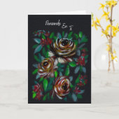 Pensando en Ti Tarjeta de Condolencias Floral Kaart (Gele Bloem)