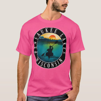 Pensaukee Lakes Wisconsin Kayaking T-shirt